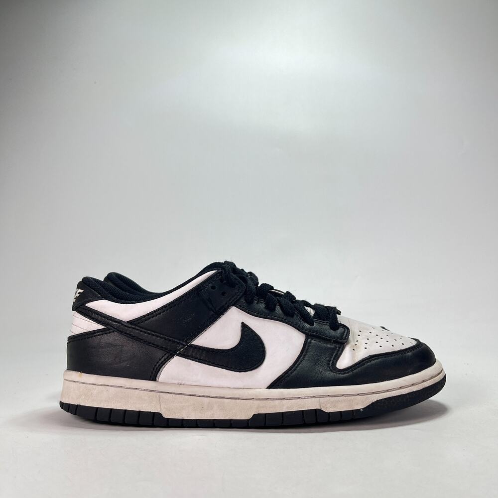 Nike Dunk Low Panda White Black Lifestyle Sneakers CW1590-100 Youth Size 6.5Y